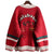 Strawberry Gum Cheerleader Student Uniform Women's Cardigan Korean Style V-neck Knitted Female Casual Kawaii Geek from NSE Imports #1.