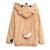 Doge Shiba Inu Husky Women's Hoodie: With ears and face on hood and a tail on the rear from NSE Imports #4.