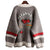 Strawberry Gum Cheerleader Student Uniform Women's Cardigan Korean Style V-neck Knitted Female Casual Kawaii Geek from NSE Imports #4.