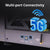 SV08 Max's connectivity ports and '5G' WiFi logo on a black background