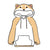 Doge Shiba Inu Husky Women's Hoodie: With ears and face on hood and a tail on the rear from NSE Imports #20.