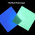 Two square sheets, one blue and one green, on a black background with 'Perfect First Layer' text.