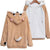 Doge Shiba Inu Husky Women's Hoodie: With ears and face on hood and a tail on the rear from NSE Imports #28.