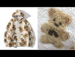 Teddy Bear Fleece Women's Hoodie Pullover: Hooded and fluffy, great for fans of teddy bears from NSE Imports #47.