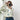 Thumbnail for Cute Cloud Print Women's Jumper: 3D effect contrasting clouds from NSE Imports #7.