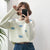 Cute Cloud Print Women's Jumper: 3D effect contrasting clouds from NSE Imports #7.