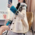 Fluffy Collar Christmas Women's Cardigan: Bold Xmas print for those colder months from NSE Imports #7.