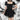 Thumbnail for Gothic Black Dress with Puff Sleeves and Lace Trim | Create your own unique look from NSE Imports #12.