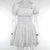 Gothic Black Dress with Puff Sleeves and Lace Trim | Create your own unique look from NSE Imports #5.