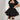Thumbnail for Gothic Black Dress with Puff Sleeves and Lace Trim | Create your own unique look from NSE Imports #15.