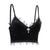 Gothic Velvet Camisole - with Lace, Ribbon and Crucifix Details Vintage - Ideal for Gothic Style Rock Punk Emo styling from NSE Imports #16.