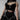 Thumbnail for Gothic Velvet Camisole - with Lace, Ribbon and Crucifix Details Vintage - Ideal for Gothic Style Rock Punk Emo styling from NSE Imports #5.