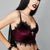 Gothic Velvet Camisole - with Lace, Ribbon and Crucifix Details Vintage - Ideal for Gothic Style Rock Punk Emo styling from NSE Imports #24.