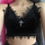 Gothic Velvet Camisole - with Lace, Ribbon and Crucifix Details Vintage - Ideal for Gothic Style Rock Punk Emo styling from NSE Imports #26.