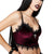 Gothic Velvet Camisole - with Lace, Ribbon and Crucifix Details Vintage - Ideal for Gothic Style Rock Punk Emo styling from NSE Imports #2.