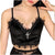Gothic Velvet Camisole - with Lace, Ribbon and Crucifix Details Vintage - Ideal for Gothic Style Rock Punk Emo styling from NSE Imports #6.