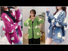 Fluffy Sheep Cardigan: Sheep print with a tufted texture from NSE Imports #34.