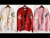 Random Patchwork Women's Cardigan Warm Knitted Sweater Jacket Pockets Embroidery Kawaii Geek Chic Girls Cardigan from NSE Imports #29.