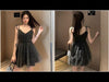 Spaghetti Strap Camisole Dress: Tulle mesh mini dress, for summer, parties, and any occasion from NSE Imports #32.