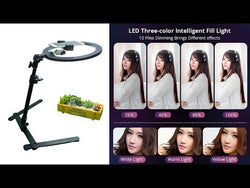 10 Inch / 26cm Android iPhone Ring Selfie Lamp: with Phone Bracket, Fill Light for YouTube Twitch TikTok from NSE Imports #31.