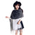 Thick Fringed Patchwork Faux Cashmere Women's Scarf Scarves Wrap Long Big Soft Warm Shawl Wrap Korean Style from NSE Imports #4.