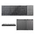 Black Foldable keyboard on a white background