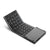 Foldable keyboard with touchpad on a white background
