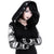 Moon Phase Gothic Punk Women's Jacket: Long Sleeve Rock Goth Fashion from NSE Imports #2.
