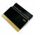 A Sega Master System to SC-3000 (SG-1000) game cartridge adapter card with gold-plated pins on one end and the word 'BACK' printed in gold on the side, shown on a white background.