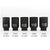 An image showing 5 Cr-Mo sockets in sizes 30, 32, 34, 35, and 36mm. Shown on a plain white background.