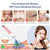 Promotional graphic for a wireless WiFi visual blackhead remover. The top section shows four comparison panels with icons and text: 'Squeeze by Hand' (marked wrong), 'Blackhead Mask' (marked wrong), 'Metal Needle tool' (marked wrong), and 'Traditional Remover' (marked wrong).