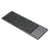 Foldable keyboard with touchpad on a white background