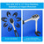 A 1/2-inch ratchet wrench shown with crowfoot ratchets on the left and a metal extension bar on the right, all on a blue background with text explaining compatibility with 3/8-inch and 1/2-inch drive ratchets, extenders, or impact wrenches.