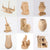 SUNLU Wood Fibre PLA Filament: Make great wood effect prints, 1.75mm 1kg/2.2lb Spool for 3D Printer from NSE Imports #3.