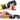 Thumbnail for A yellow and black hydraulic crimping tool tool shown in two close-up views with a hand operating it. The top view shows the being inserted, and the bottom view shows a hand turning a black adjustment knob.