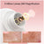 Close-up of a dermatoscope with 20x magnification on a pink background