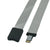 Micro SD to Micro SD card extender with ribbon cable on a white background