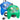 Thumbnail for Two translucent retro game controllers for the Nintendo 64/N64, one blue and one green, with black wired joysticks, dual analog sticks, and colored buttons, shown on a white background.