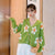 Daisy Print Women's Cardigan: Korean Style V-neck Knitted Cardigan with Floral Print from NSE Imports #6.