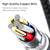 TOPK AN50 USB-C Cable with Volt Amp Display Data Fast Charge for Samsung, Xiaomi, LG, HTC from NSE Imports #6.