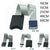 SD card extender/converter of variying lengths with ribbon cable on a white background