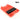 Thumbnail for A 5-piece socket wrench set with black sockets arranged in an open bright orange plastic carrying case on a white background, with '5pcs' text in the top right corner.