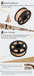 SUNLU Wood Fibre PLA Filament: Make great wood effect prints, 1.75mm 1kg/2.2lb Spool for 3D Printer from NSE Imports #9.