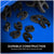 Multiple black metal crowfeet spanners arranged on a blue gradient background, with a black banner at the bottom reading 'DURABLE CONSTRUCTION' and 'Structural-Grade Steel Offers Superior Strength.'.