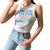 Pegasus Dreams in Heaven - Super Cute Ribbed Cropped Sleeveless Women's Tee from NSE Imports #31.