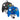 Thumbnail for Two classic wired game controllers for the Nintendo 64/N64 on a white background: one translucent blue controller in the foreground and one solid black controller behind it. Both feature grey D-pad and face buttons, a white analog stick, and colourful red, green, blue, and yellow buttons.