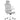 Thumbnail for Grey office chair with headrest on a white background