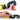 Thumbnail for A yellow and black hydraulic line crimper with a black handle and adjustable jaw, shown in two close-up instructional views with a hand turning a screw and blue arrows indicating adjustment. The product is photographed on a white background.