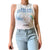 Pegasus Dreams in Heaven - Super Cute Ribbed Cropped Sleeveless Women's Tee from NSE Imports #32.