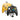 Thumbnail for Two retro-style wired game controllers for the Nintendo 64/N64 on a white background: one yellow and one black, both with gray joysticks and multicolored buttons, with gray connector plugs and cables visible.
